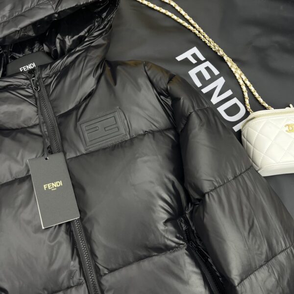 Fendi Padded Jacket Black For Women