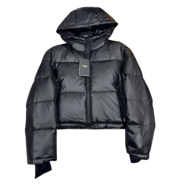 Fendi Padded Jacket Black For Women