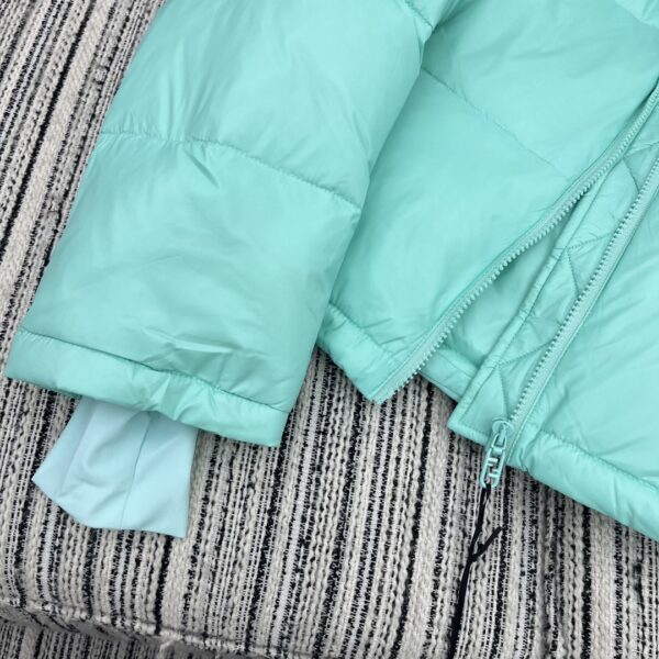 Fendi Padded Jacket Jade Green For Women
