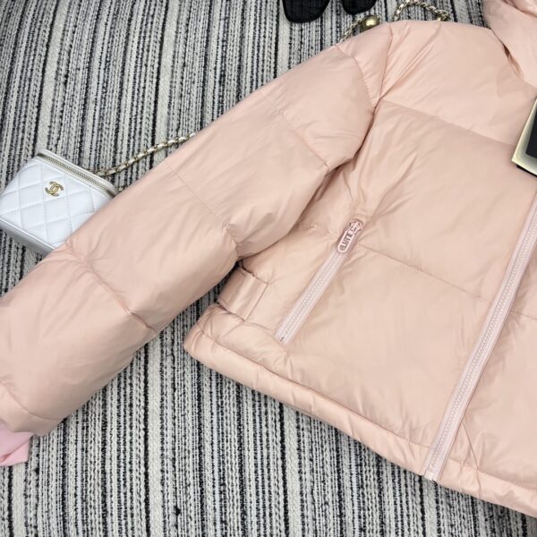 Fendi Padded Jacket Light Orange For Women