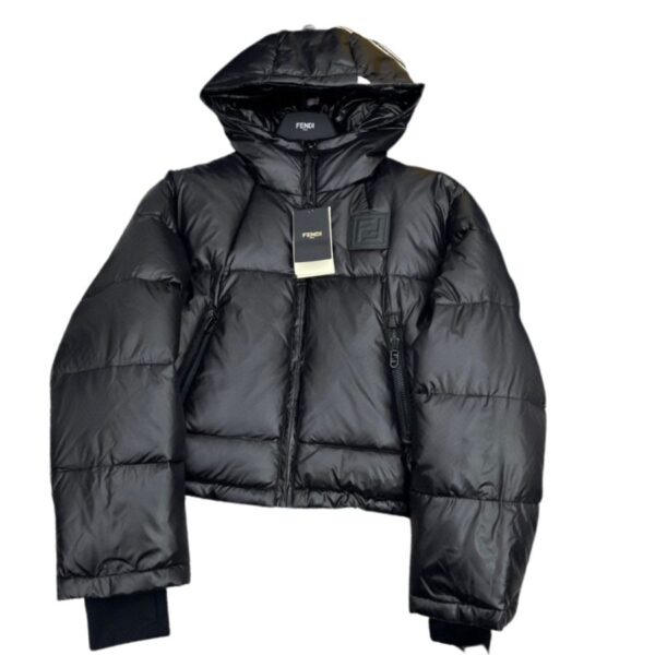 Fendi Padded Thick Jacket Black For Women