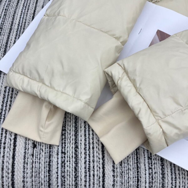 Fendi Padded Thick Jacket Cream For Women