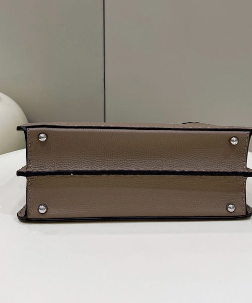 1:1 Replica Fendi Peekaboo ISeeU Medium Brown For Women, Women's Handbags, Shoulder Bags 13.1in/33.5cm FF