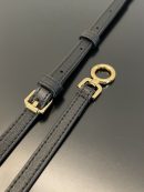 1:1 Replica Fendi Peekaboo ISeeU Petite Black Micro Bag For Woman 11cm/4.5in