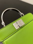 1:1 Replica Fendi Peekaboo ISeeU Petite Green Micro Bag For Woman 11cm/4.5in