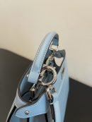 1:1 Replica Fendi Peekaboo ISeeU Petite Light Blue Small Bag For Woman 20cm/8in