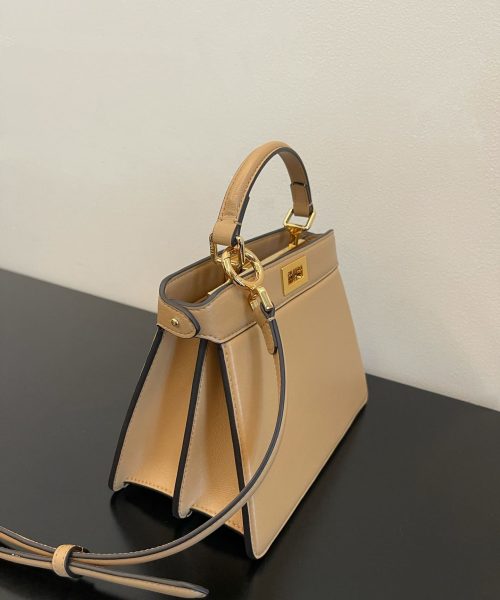 1:1 Replica Fendi Peekaboo ISeeU Petite Nude Small Bag For Woman 20cm/8in