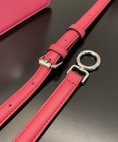 1:1 Replica Fendi Peekaboo ISeeU Petite Pink Bag Small For Woman 20cm/8in