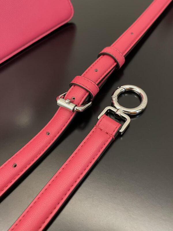 1:1 Replica Fendi Peekaboo ISeeU Petite Pink Bag Small For Woman 20cm/8in