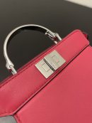 1:1 Replica Fendi Peekaboo ISeeU Petite Pink Micro Bag For Woman 11cm/4.5in