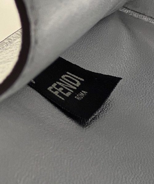 1:1 Replica Fendi Peekaboo Medium Silver Bag For Woman 33cm/13in