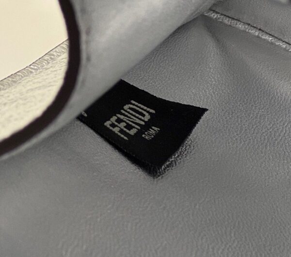 1:1 Replica Fendi Peekaboo Medium Silver Bag For Woman 33cm/13in