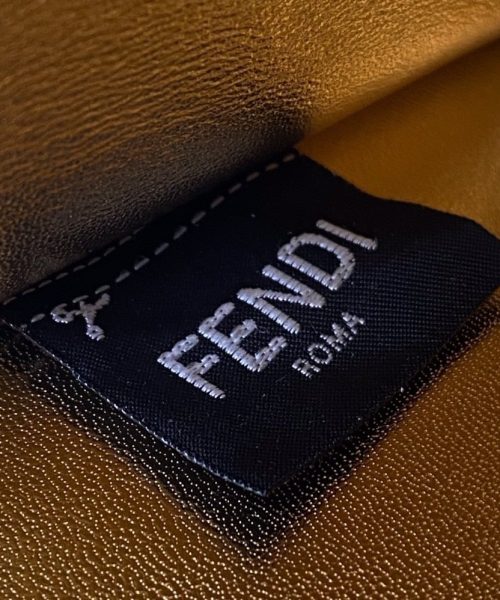 1:1 Replica Fendi Peekaboo Small Iseeu Pochette Black Bag For Woman 21cm/8in