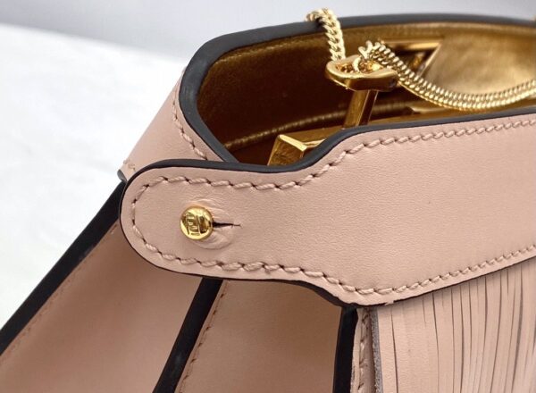 1:1 Replica Fendi Peekaboo Small Iseeu Pochette Pink Bag For Woman 21cm/8in
