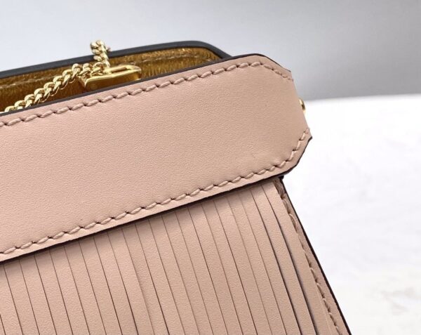 1:1 Replica Fendi Peekaboo Small Iseeu Pochette Pink Bag For Woman 21cm/8in