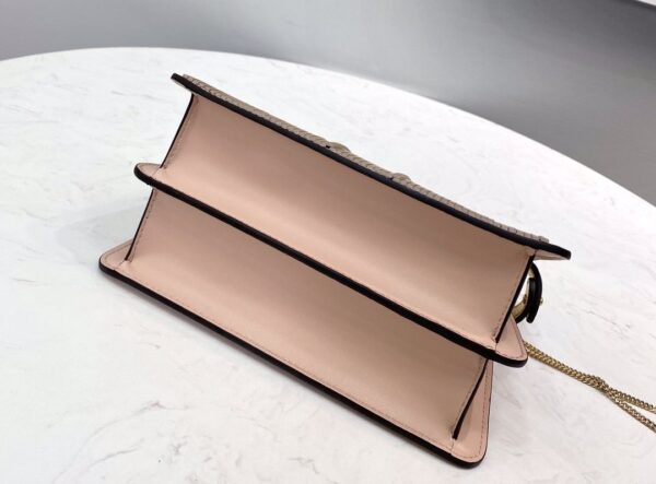 1:1 Replica Fendi Peekaboo Small Iseeu Pochette Pink Bag For Woman 21cm/8in