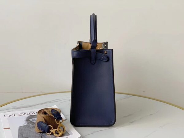 1:1 Replica Fendi Peekaboo X-Lite Tote Medium Dark Blue Bag For Woman 30cm/12in