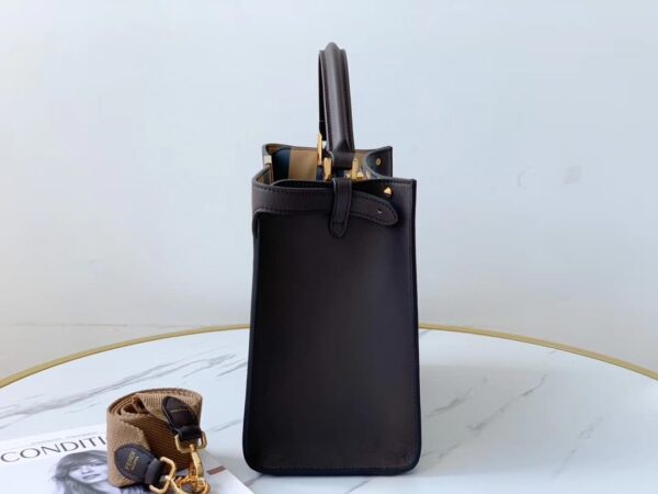 1:1 Replica Fendi Peekaboo X-Lite Tote Medium Purple Bag For Woman 30cm/12in