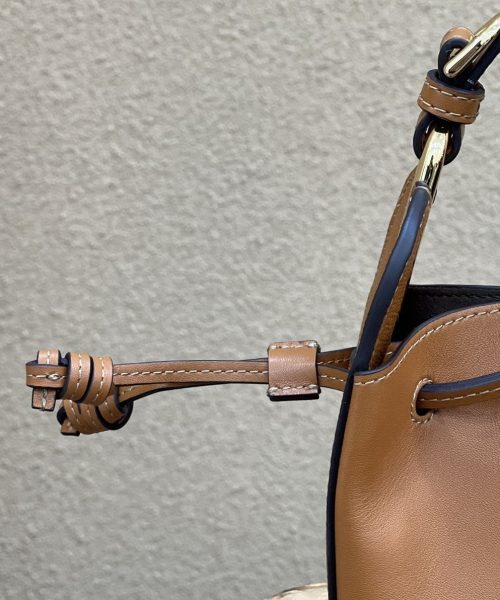 1:1 Replica Fendi Pomodorino Brown Mini Bag For Woman 17cm/6.5in