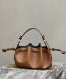 1:1 Replica Fendi Pomodorino Brown Mini Bag For Woman 17cm/6.5in
