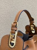 1:1 Replica Fendi Pomodorino Brown Mini Bag For Woman 17cm/6.5in