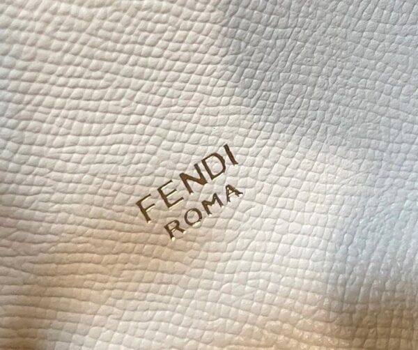 1:1 Replica Fendi Pomodorino White Mini Bag For Woman 17cm/6.5in 8BS059AHWUF0VWM