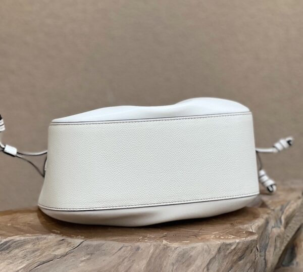 1:1 Replica Fendi Pomodorino White Mini Bag For Woman 17cm/6.5in 8BS059AHWUF0VWM