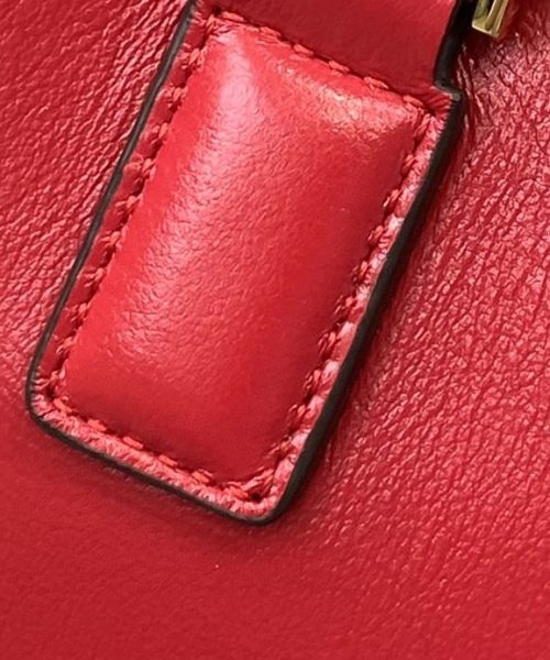 1:1 Replica Fendi Small FF Tote Shoulder Red Bag For Woman 30cm/12in
