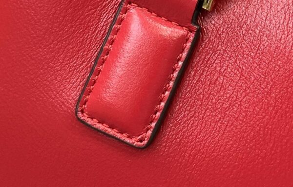 1:1 Replica Fendi Small FF Tote Shoulder Red Bag For Woman 30cm/12in