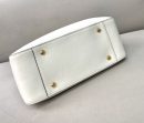 1:1 Replica Fendi Small FF Tote Shoulder White Bag For Woman 30cm/12in