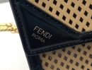 1:1 Replica Fendi Small Kan U Black and Brown Bag For Woman 19cm/7.5in485