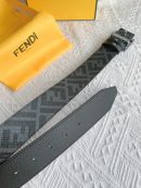 1:1 Replica Fendi Squared FF Belt Grey, Women Belt 7C0424AJJ6F1HRC