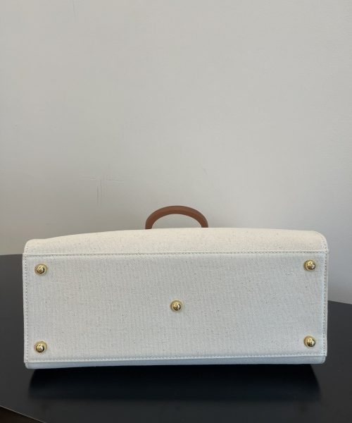 1:1 Replica Fendi Sunshine Large Tote Bag Light Grey For Women, Women's Handbags, Shoulder Bags 15.7in/40cm FF 8BH372