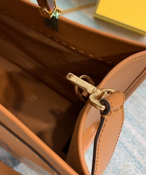 1:1 Replica Fendi Sunshine Medium Black For Women, Women's Handbags, Shoulder And Crossbody Bags 13.7in/35cm FF 8BH386ABVLF0PWZ