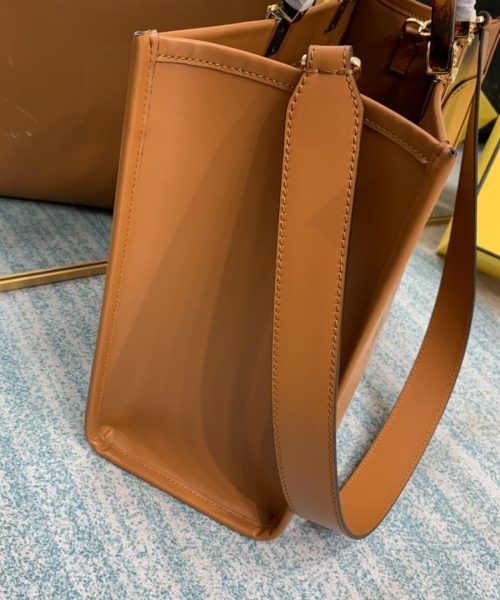 1:1 Replica Fendi Sunshine Medium Black For Women, Women's Handbags, Shoulder And Crossbody Bags 13.7in/35cm FF 8BH386ABVLF0PWZ