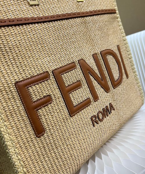 1:1 Replica Fendi Sunshine Medium Brown For Women 35cm / 13.7in