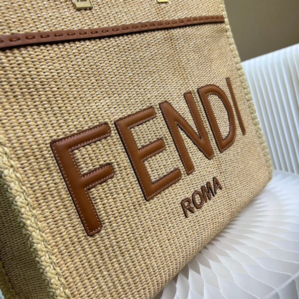 1:1 Replica Fendi Sunshine Medium Brown For Women 35cm / 13.7in