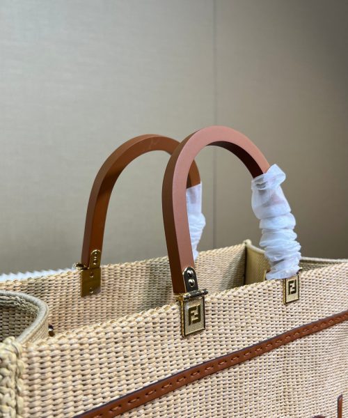 1:1 Replica Fendi Sunshine Medium Brown For Women 35cm / 13.7in