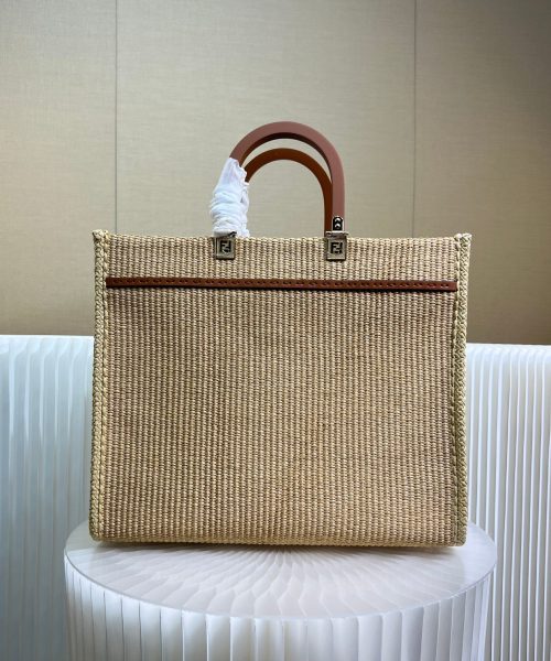 1:1 Replica Fendi Sunshine Medium Brown For Women 35cm / 13.7in