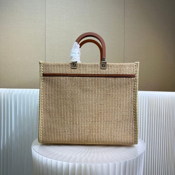 1:1 Replica Fendi Sunshine Medium Brown For Women 35cm / 13.7in