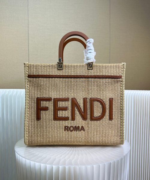 1:1 Replica Fendi Sunshine Medium Brown For Women 35cm / 13.7in