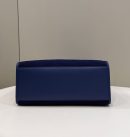 1:1 Replica Fendi Sunshine Medium Navy Blue FF fabric shopper Bag For Woman 31cm/12in