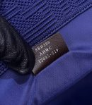 1:1 Replica Fendi Sunshine Medium Navy Blue FF fabric shopper Bag For Woman 31cm/12in