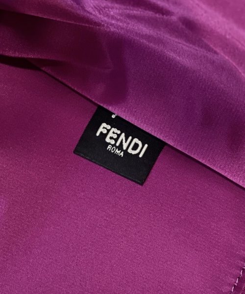 1:1 Replica Fendi Sunshine Medium Purple FF fabric shopper Bag For Woman 31cm/12in 8BH386AHWCF037T