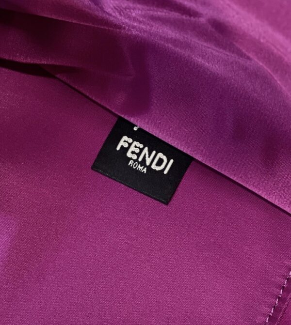 1:1 Replica Fendi Sunshine Medium Purple FF fabric shopper Bag For Woman 31cm/12in 8BH386AHWCF037T