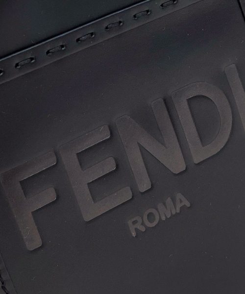 1:1 Replica Fendi Sunshine Shopper Black Mini Bag For Woman 13cm/5in