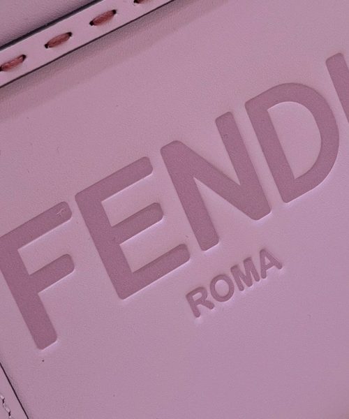 1:1 Replica Fendi Sunshine Shopper Lilac Mini Bag For Woman 13cm/5in