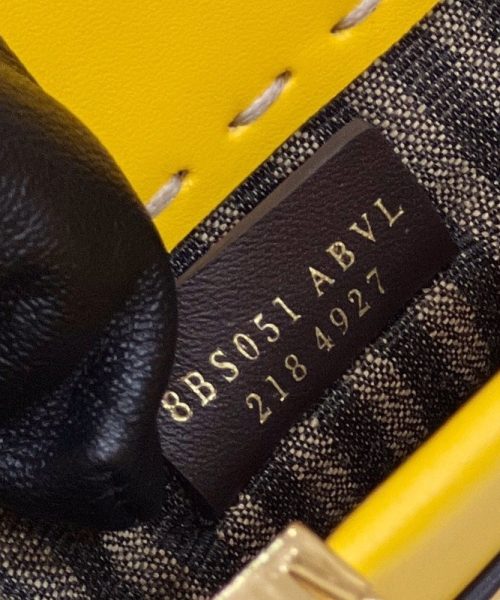 1:1 Replica Fendi Sunshine Shopper Yellow Mini Bag For Woman 13cm/5in