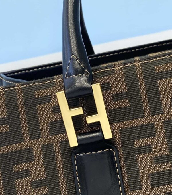 1:1 Replica Fendi Tote Bag 13.8in/35cm Brown For Women FF
