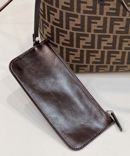 1:1 Replica Fendi Tote Bag Brown For Woman 18.9in/48cm